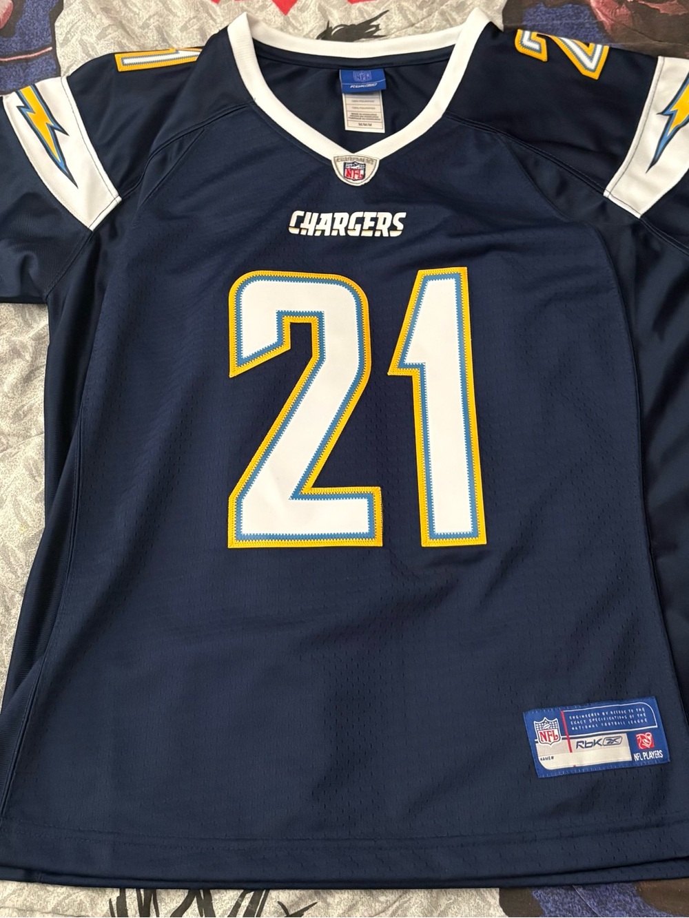 San Diego Chargers LaDainian Tomlinson NFL Youth Medium Football Reebok Jersey